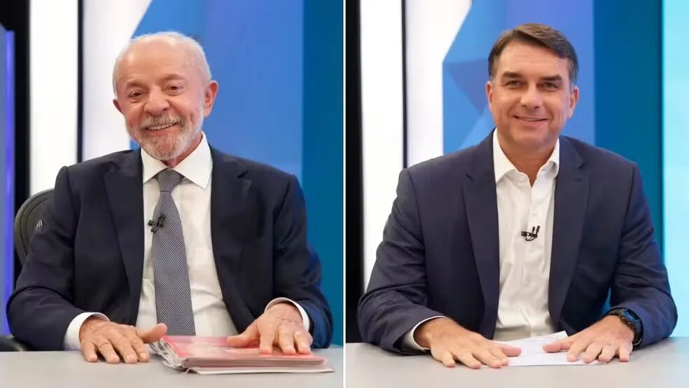 Veja como foi o debate entre Flávio Bolsonaro (PL) e Lula (PT) na Globo